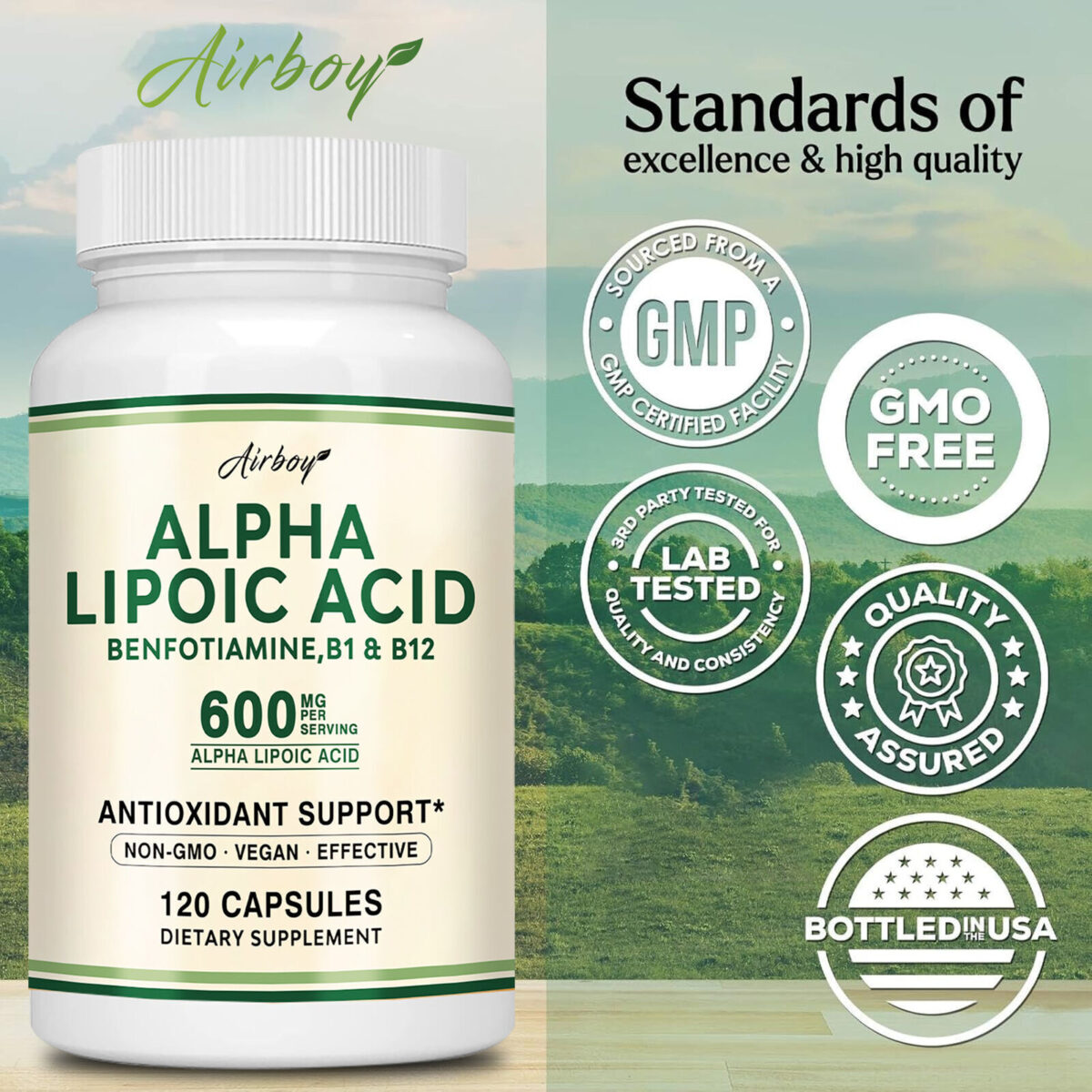 Alpha-Liponsäure 600 mg - Unterstützung des Blutzuckers und des