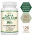 Alpha-Liponsäure 600 mg - Unterstützung des Blutzuckers und des