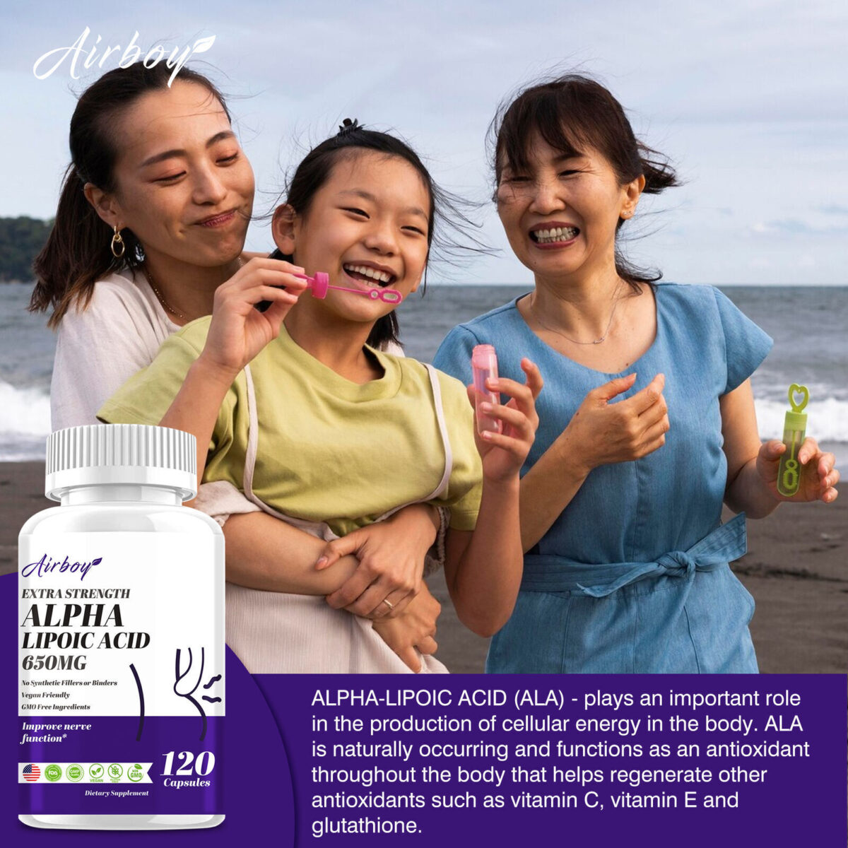 Alpha-Liponsäure 650 mg - Herzgesundheit, reduziert Entzündungen