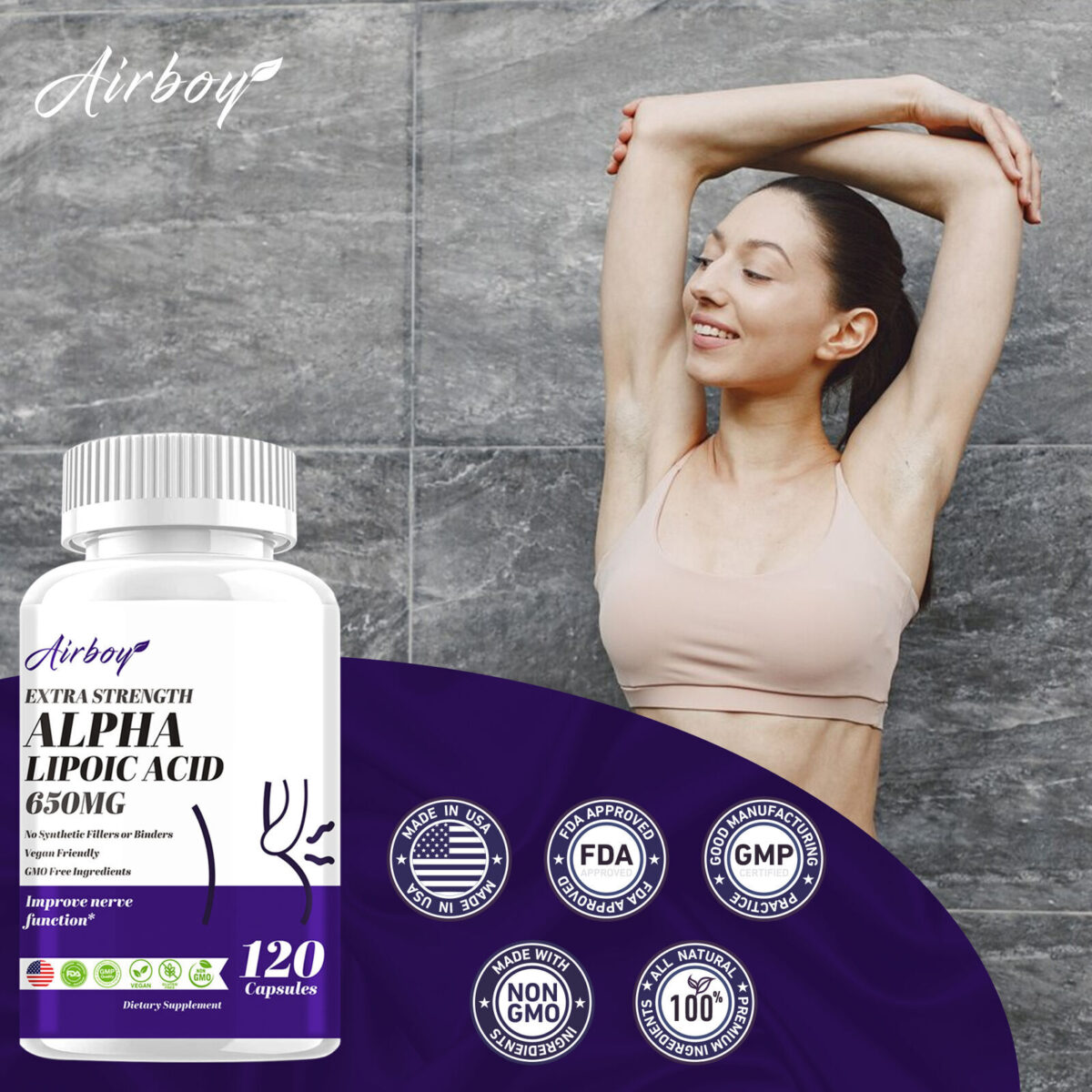 Alpha-Liponsäure 650 mg - Herzgesundheit, reduziert Entzündungen