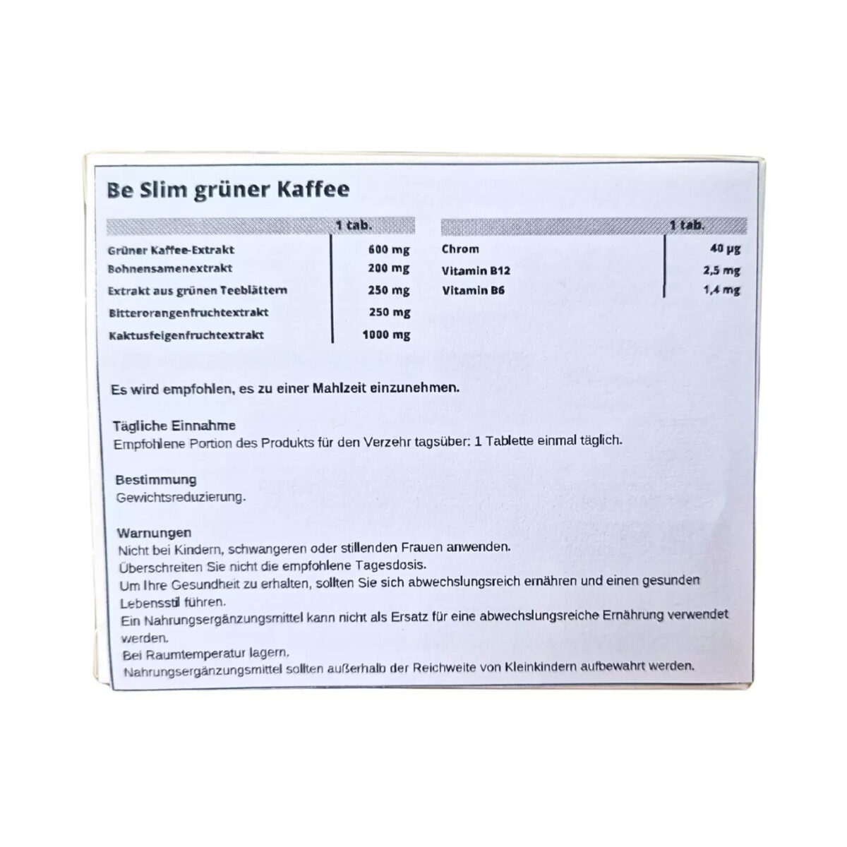 be Slim fast X 60 Tabletten