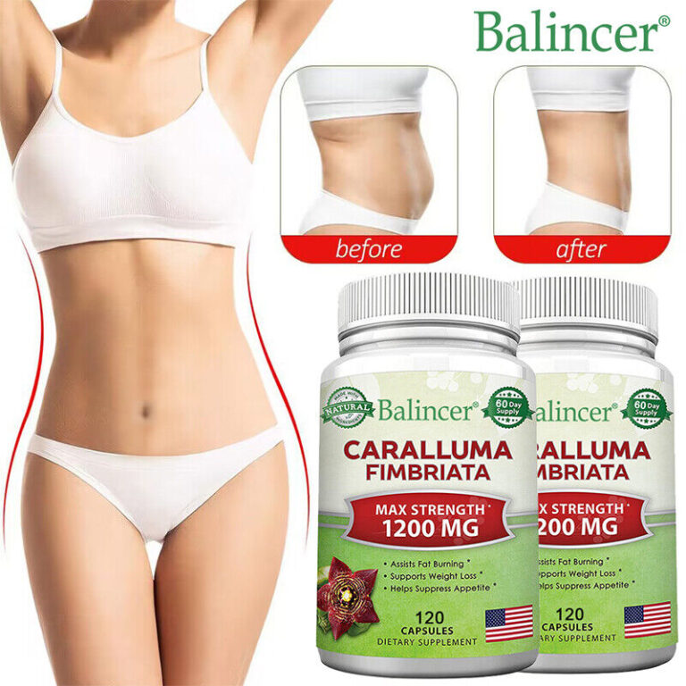 Caralluma Fimbriata Kapseln Hochdosiert 1200 Mg, Natürliche Appetitkontrolle