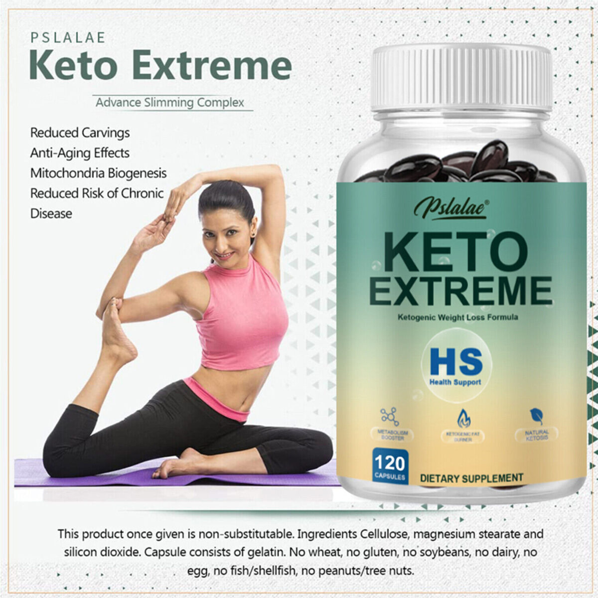 Keto Extreme Kapseln - Abnehmen, Appetitzügler, Anti-Aging, Fatburner