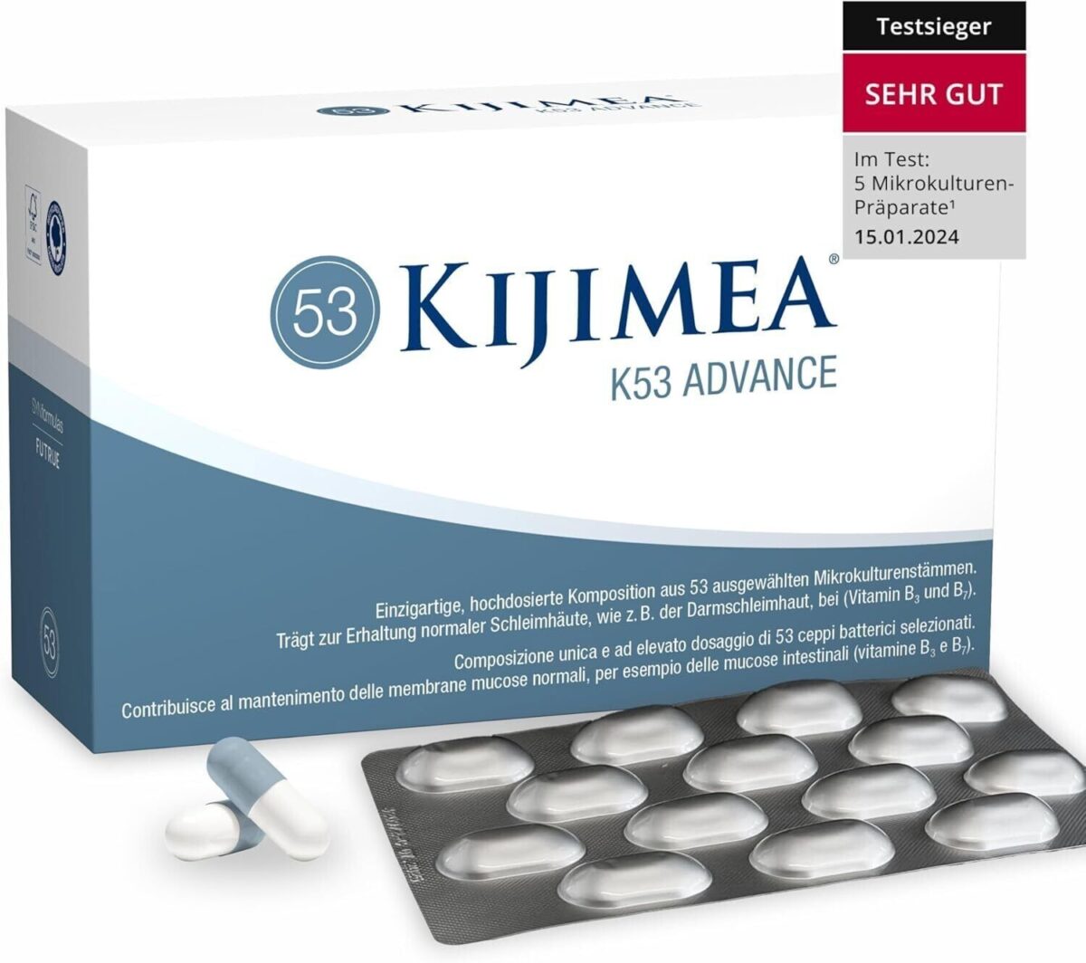 KIJIMEA K53 Advance Kapseln 84 St.- Intestinal Bacteria High Dose - PZN18379796