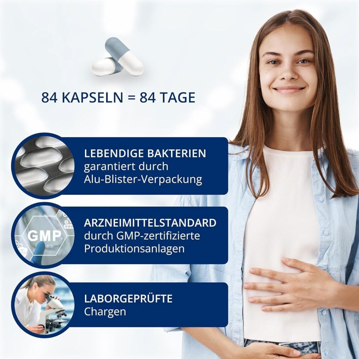 KIJIMEA K53 Advance Kapseln 84 St.- Intestinal Bacteria High Dose - PZN18379796