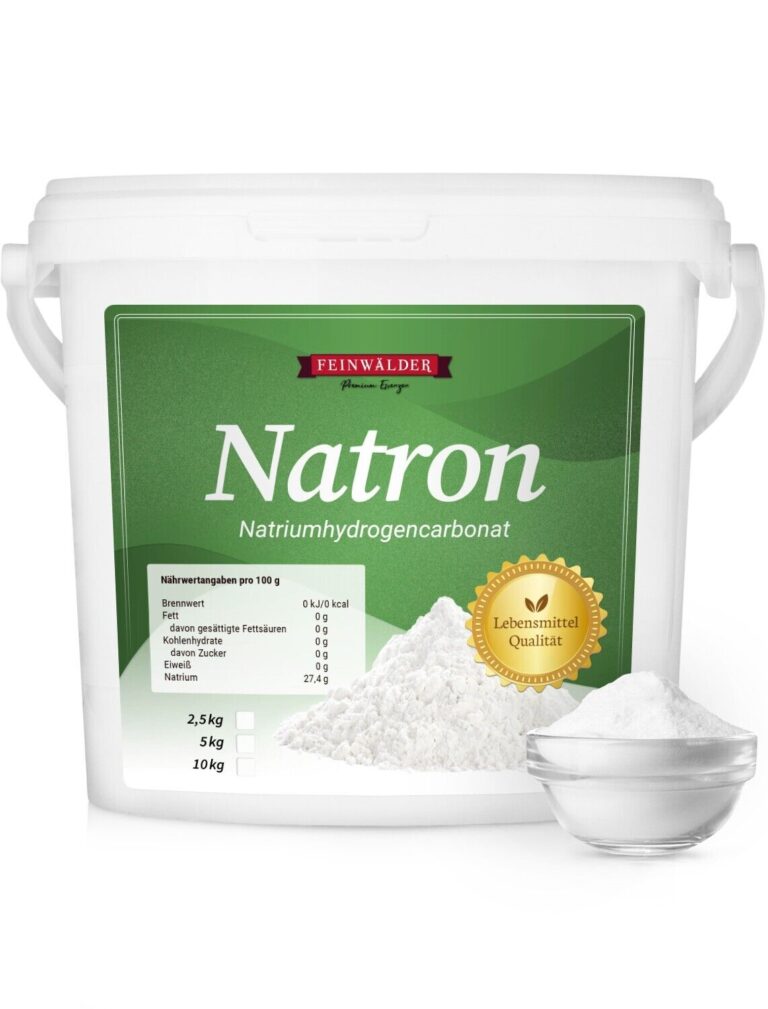Natron 5kg Lebensmittelqualität Vielseitig Haushalt Reinigung Backen Pulver