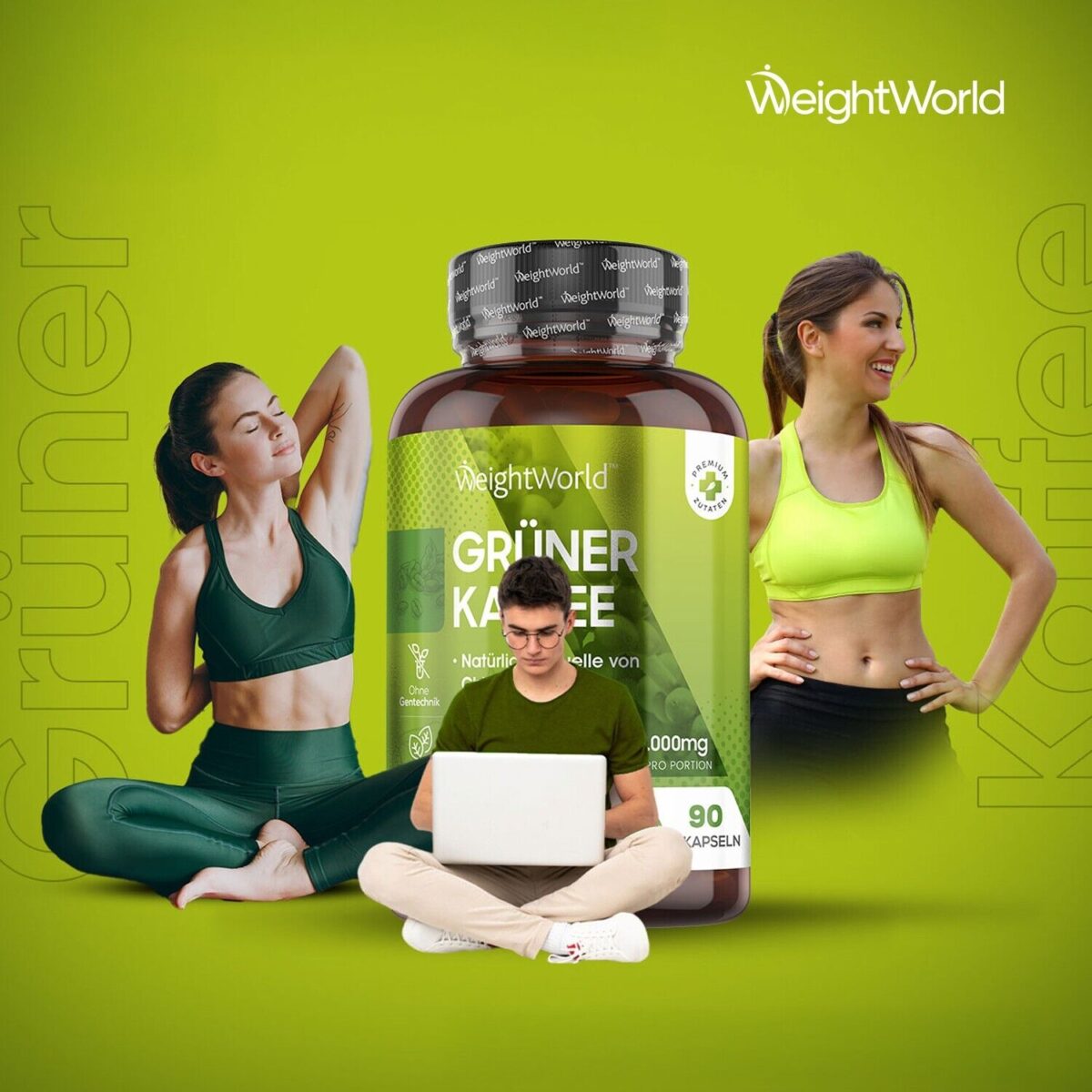 WeightWorld Grüner Kaffee 7000mg - 90 Kapseln