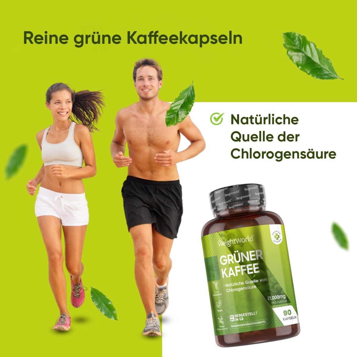 WeightWorld Grüner Kaffee 7000mg - 90 Kapseln