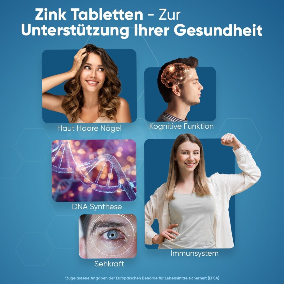 Zink Tabletten - 365Stk - 25mg - Zink hochdosiert zum Stoffwechsel & Immunsystem